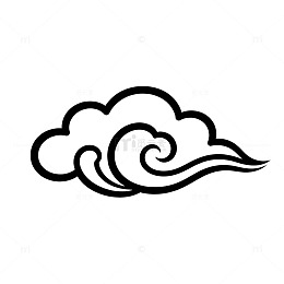 传统云纹图案简笔画