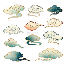 中国风云图案设计元素