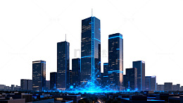 未来城市夜景科技感图片