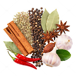 香料组合美食