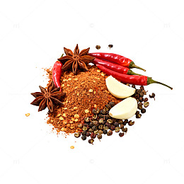 香料组合美食片