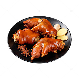 卤猪蹄美食片
