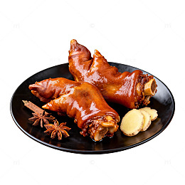卤味猪蹄美食片