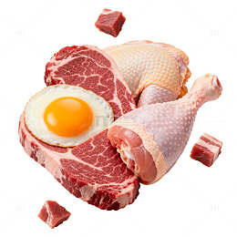 生鲜肉类鸡蛋食材图
