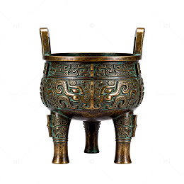 青铜鼎古代器物艺术品