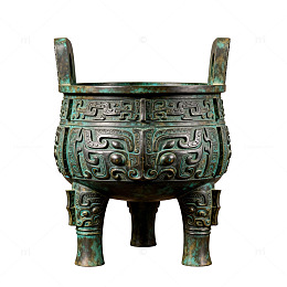 青铜鼎古代纹饰艺术图片