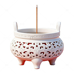 古典香炉图案设计元素