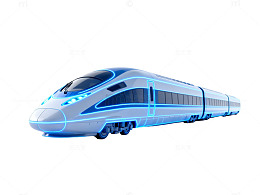 未来感高速列车概念设计