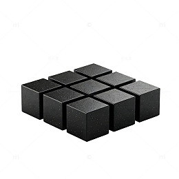 黑色立方体堆叠图案设计素材