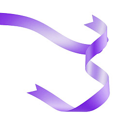 紫色丝带飘动图案图片