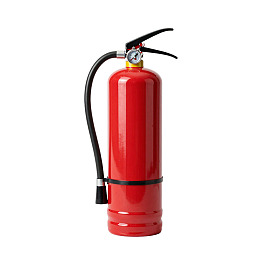 红色灭火器特写图片