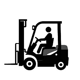 叉车驾驶人员操作示意图