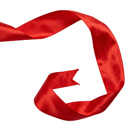 红色缎带弯曲造型图片