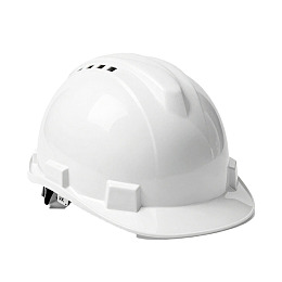 白色安全帽特写展示图片