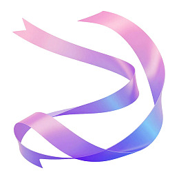 紫色渐变飘带艺术图案