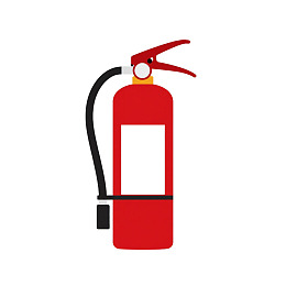 红色灭火器图标图片