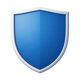 蓝色盾牌图标图片