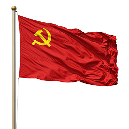 苏联红旗在风中飘扬图片