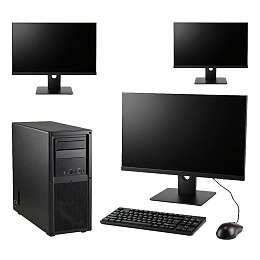 电脑主机与显示器键盘鼠标套装