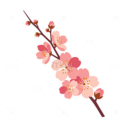 桃花绽放春日幻想