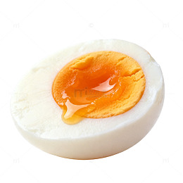 简洁风格煮鸡蛋特写片