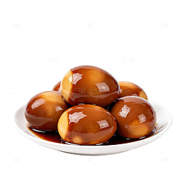 卤蛋美食小吃插画