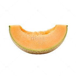 哈密瓜切片水果特写