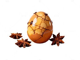 香料裂纹鸡蛋美食