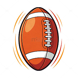 健康运动元素橄榄球