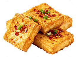 香辣炸豆腐美食片