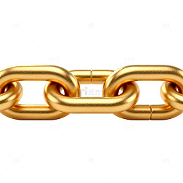 金链质感金属链条展示