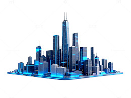 未来感城市模型