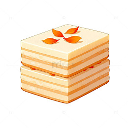插画风糕点美食设计素材