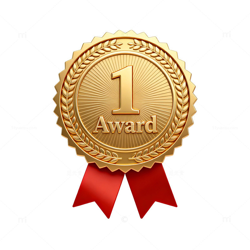 金色第一奖章荣誉标志