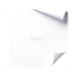 简约卷纸背景设计素材