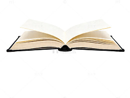 简约书本打开素材