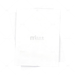 简约白色纸张叠放背景图