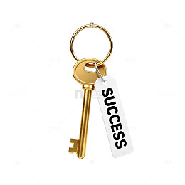 金钥匙成功象征
