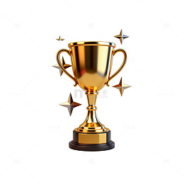 金杯荣耀矢量奖杯设计素材