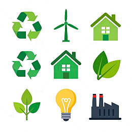 环保图标设计矢量素材