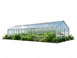 阳光温室园艺全景图