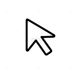 简约鼠标指针图标