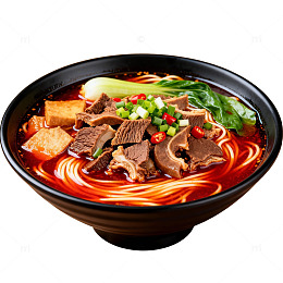 红油牛肉面美食片