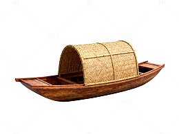 传统风格木船模型