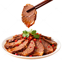 香辣牛肉美食片