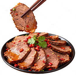 香辣卤牛肉美食