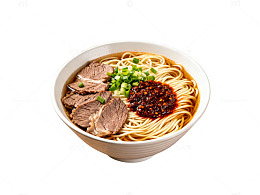 牛肉面汤美食片