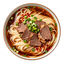 牛肉面美食特写