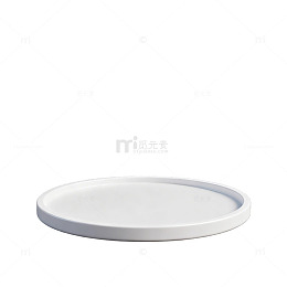 简约白色瓷盘展示图