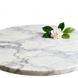 简约大理石桌面花卉装饰